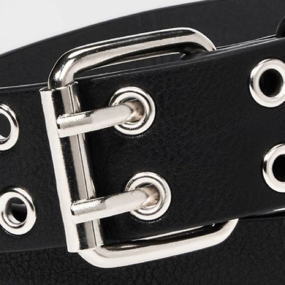 DONATING: 3/$15 Art Class Black Belt Silver Buckle, Girls, Small Medium, Girls - Picture 2 of 7